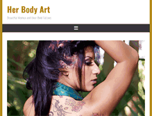 Tablet Screenshot of herbodyart.com